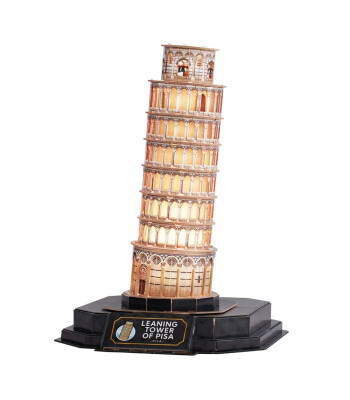 Cubic Fun 3D Puzzle Led Işıklı // Pisa Kulesi (42 Par&ccedil;a)