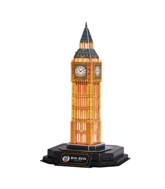 Cubic Fun 3D Puzzle Led Işıklı // Big Ben (32 Par&ccedil;a)