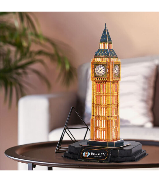 Cubic Fun 3D Puzzle Led Işıklı // Big Ben (32 Par&ccedil;a)