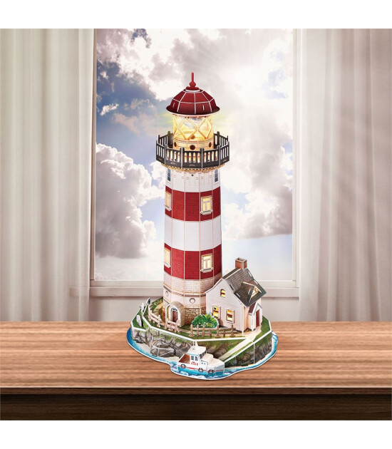 Cubic Fun 3D Puzzle Led Işıklı // Deniz Feneri