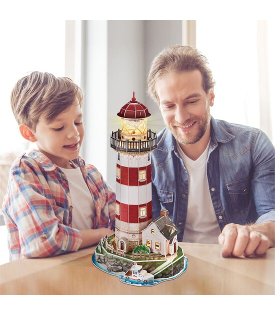 Cubic Fun 3D Puzzle Led Işıklı // Deniz Feneri