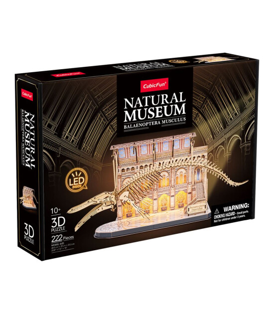 Cubic Fun 3D Puzzle Led Işıklı // Mavi Balina (222 Par&ccedil;a)