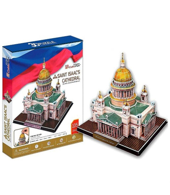 Cubic Fun 3D Puzzle // Saint Isaac’s Katedrali - Rusya (105 Parça)