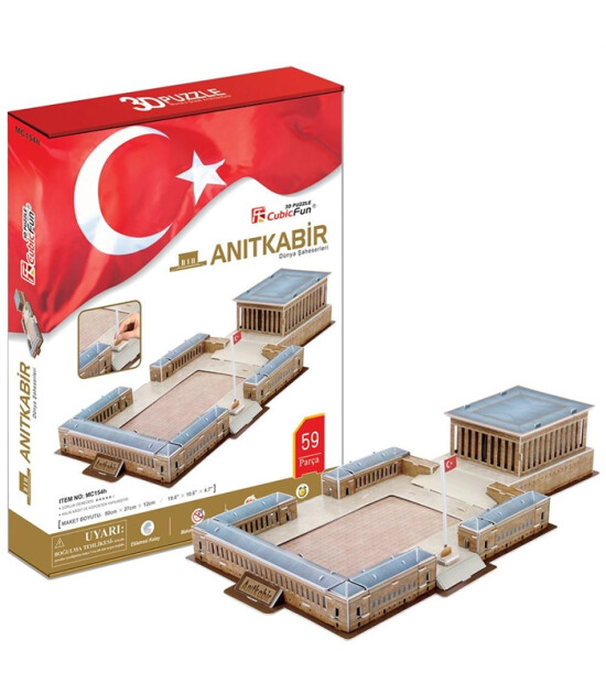 Cubic Fun 3D Puzzle // Anıtkabir (59 Parça)