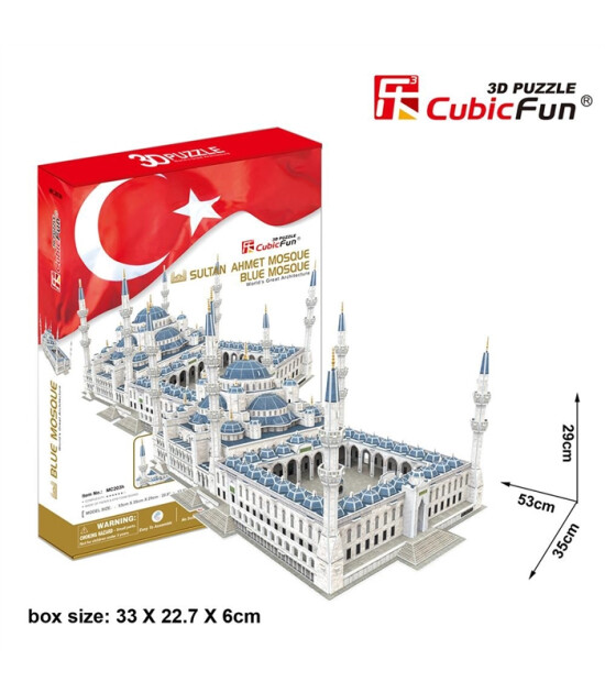 Cubic Fun 3D Puzzle // Sultan Ahmet Camii (321 Par&ccedil;a)
