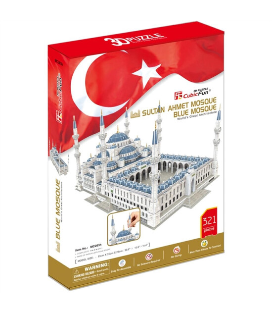 Cubic Fun 3D Puzzle // Sultan Ahmet Camii (321 Par&ccedil;a)
