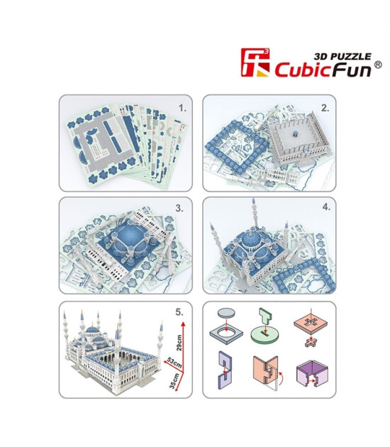 Cubic Fun 3D Puzzle // Sultan Ahmet Camii (321 Par&ccedil;a)