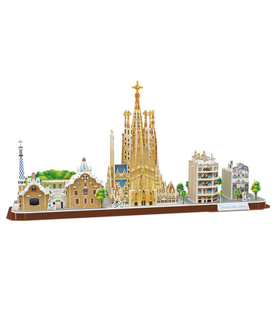 Cubic Fun 3D Puzzle // Barcelona (186 Par&ccedil;a)