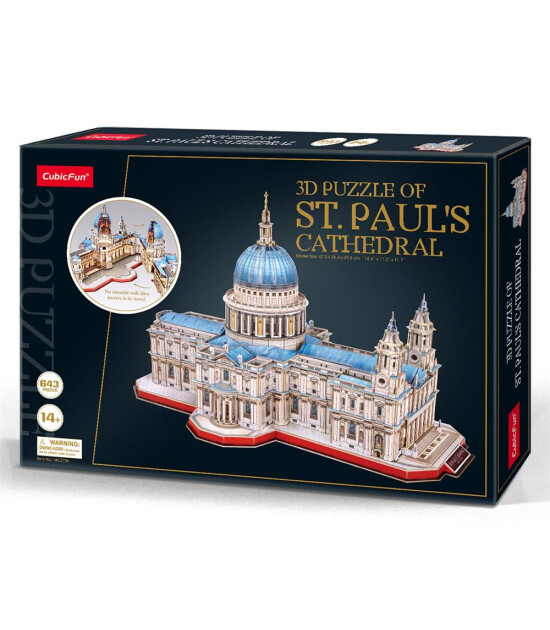 Cubic Fun 3D Puzzle // Aziz Paul Katedrali (643 Par&ccedil;a)