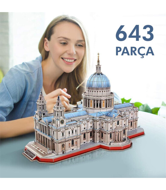 Cubic Fun 3D Puzzle // Aziz Paul Katedrali (643 Par&ccedil;a)