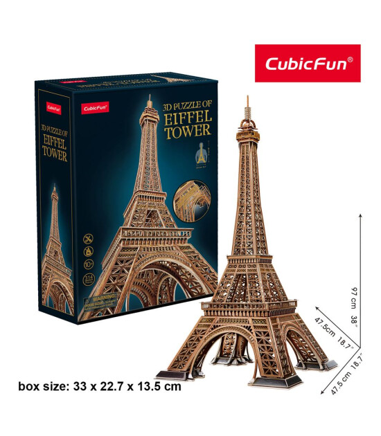 Cubic Fun 3D Puzzle // Eyfel Kulesi (314 Par&ccedil;a)