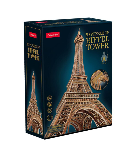 Cubic Fun 3D Puzzle // Eyfel Kulesi (314 Par&ccedil;a)