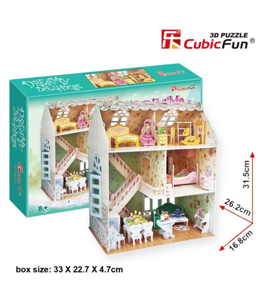 Cubic Fun 3D Puzzle // Rüya Bebek Evi (160 Parça)