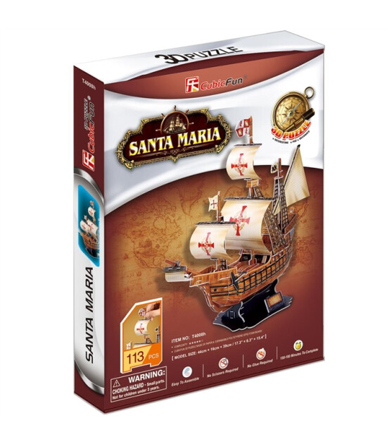 Cubic Fun 3D Puzzle // Santa Maria Gemisi (113 Par&ccedil;a)
