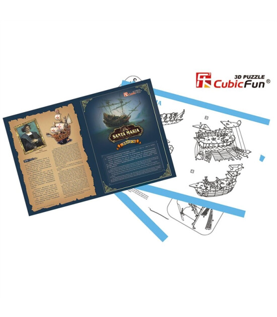 Cubic Fun 3D Puzzle // Santa Maria Gemisi (113 Par&ccedil;a)