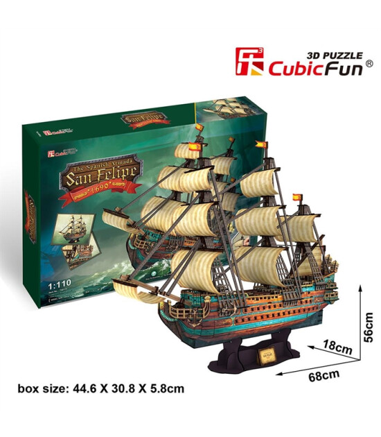 Cubic Fun 3D Puzzle // San Felipe Gemisi (248 Par&ccedil;a)