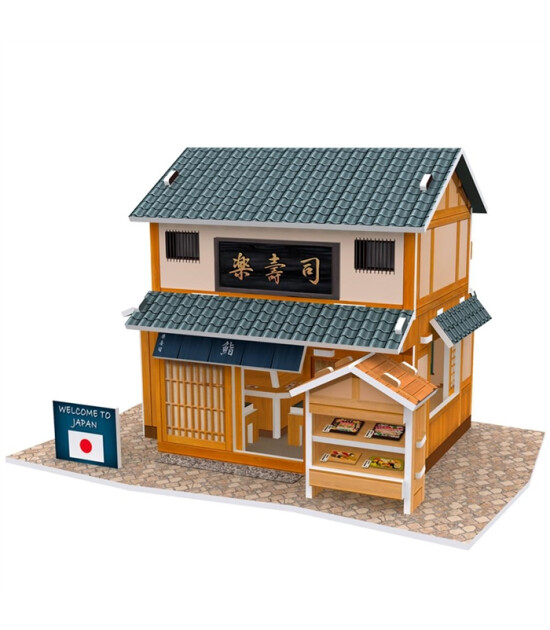 Cubic Fun 3D Puzzle // Japon Sushi Restoranı (32 Par&ccedil;a)