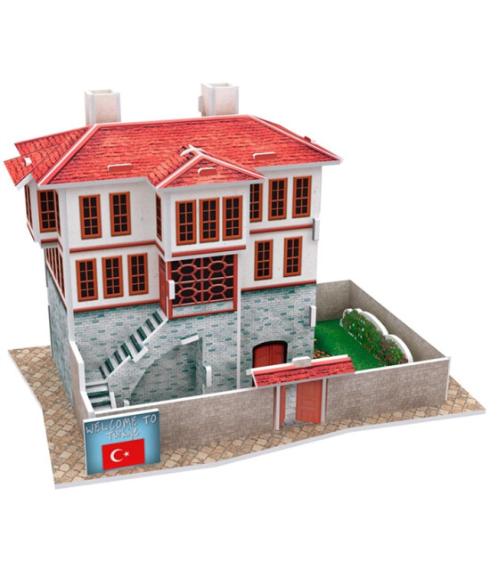 Cubic Fun 3D Puzzle // T&uuml;rk Halk Evi 2 (18 Par&ccedil;a)