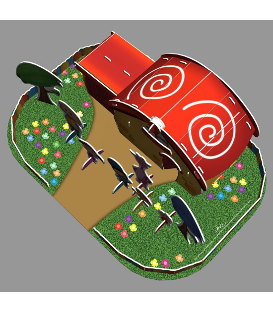 Cubic Fun 3D Puzzle // Pepee&rsquo;nin Evi (42 Par&ccedil;a)