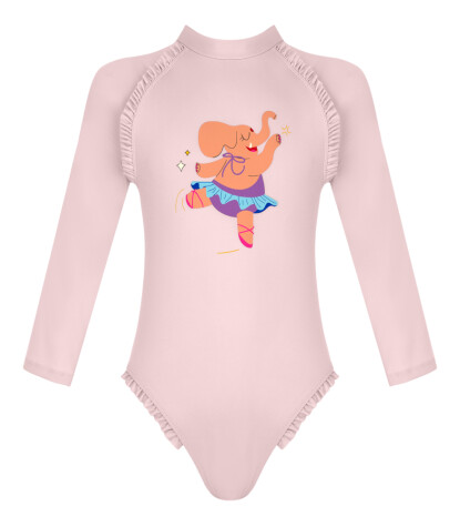 Daring Littles Uzun Kollu Fırfırlı Mayo // Elphy