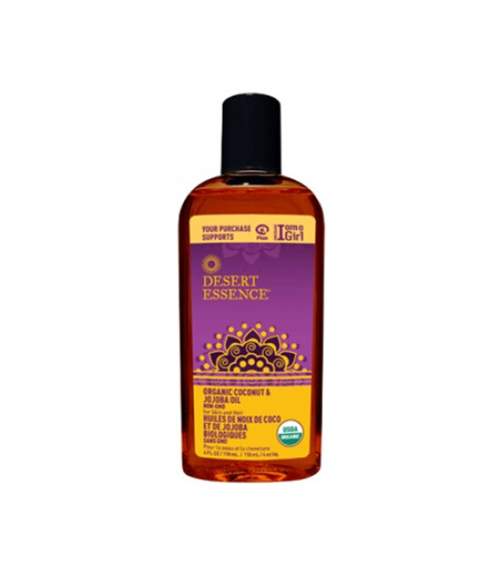 Desert Essence Organik Hindistan Cevizi, Jojoba & Kahve Yağı