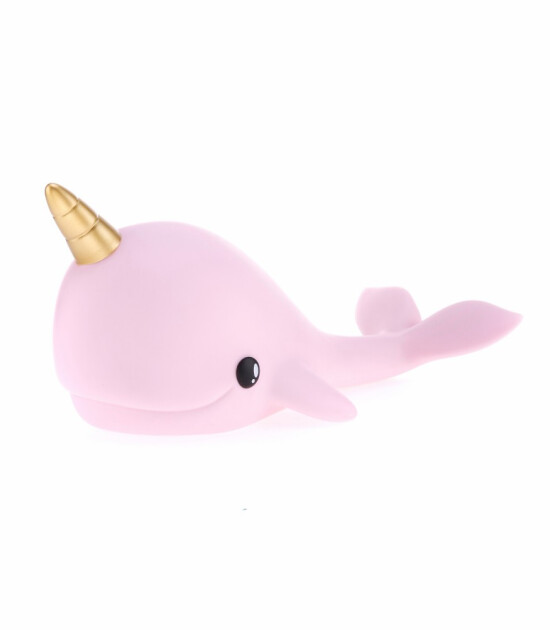 Dhink Gece Lambası // Narwhal Pembe Balina