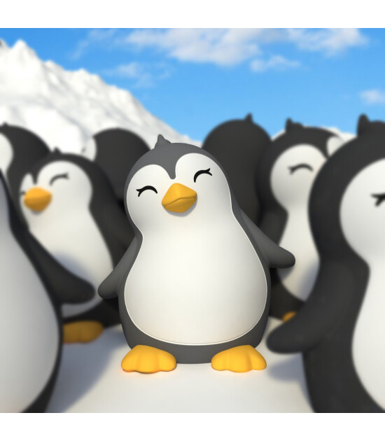 Dhink Silikon Gece Lambası (Şarjlı)  // Penguen
