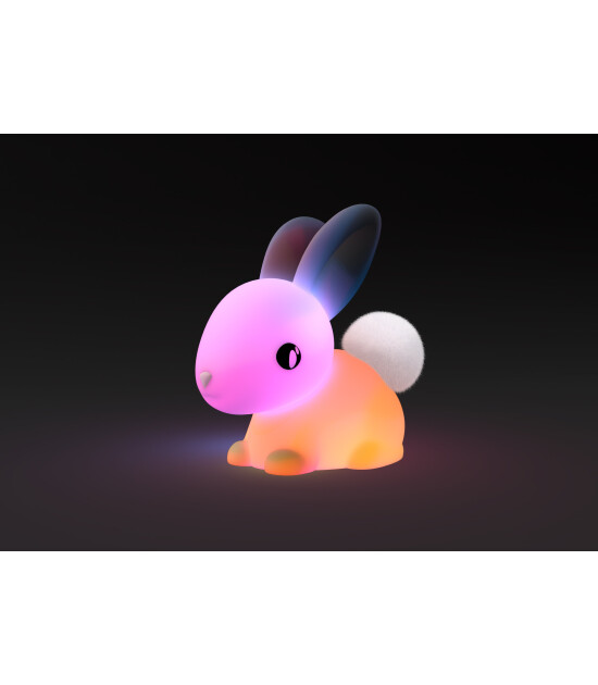 Dhink Silikon Gece Lambası (Şarjlı) // Bunny Cotton