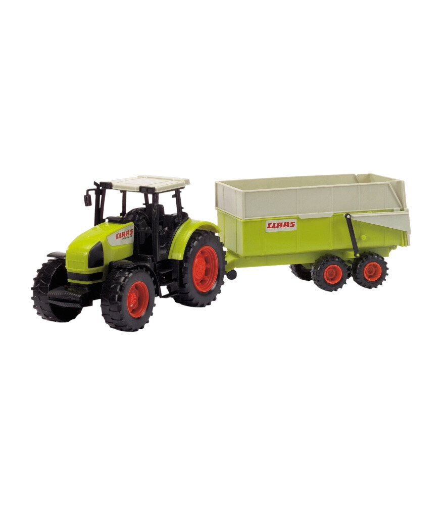 Son Et Lumière 3 Ans Tracteur Jouet Claas Dickie 65cm - Remorque