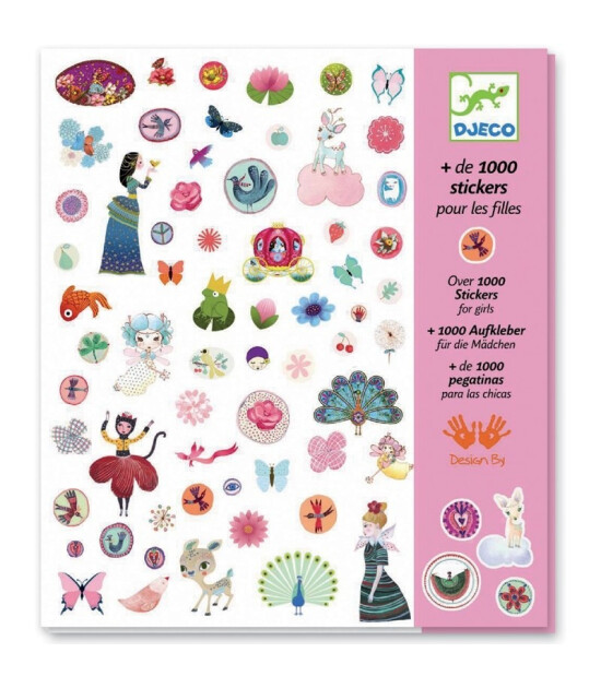 Djeco Çıkartmalar // 1000 Stickers For Girls