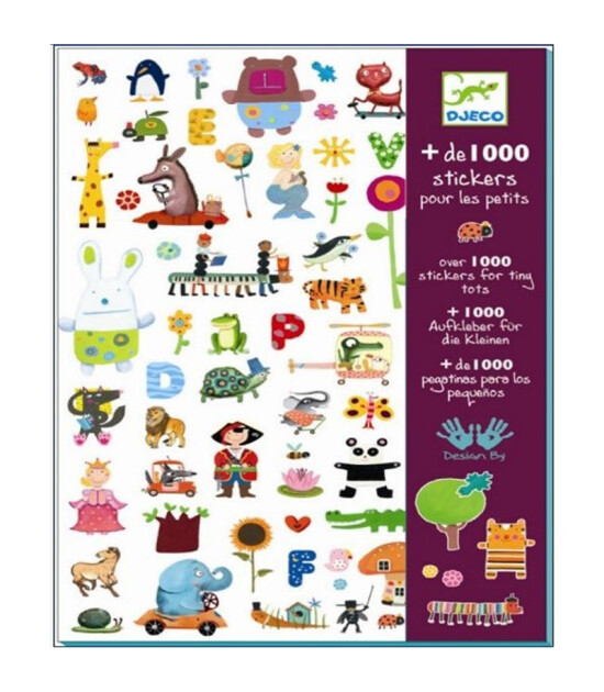 Djeco 1000 stickers for little ones