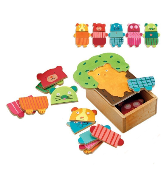 Djeco Ahşap Puzzle // Arbra Doudou