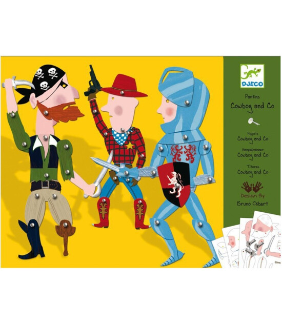 Djeco Kağıt Oyuncaklar // Cowboy & Co