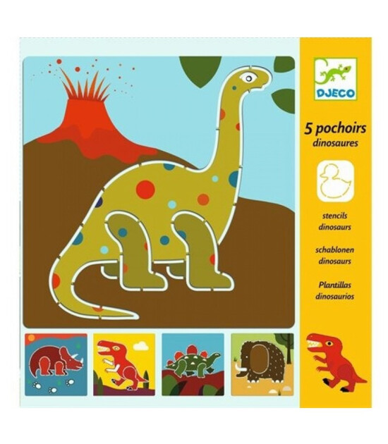 Djeco Resim Şablon // Dinosaurs