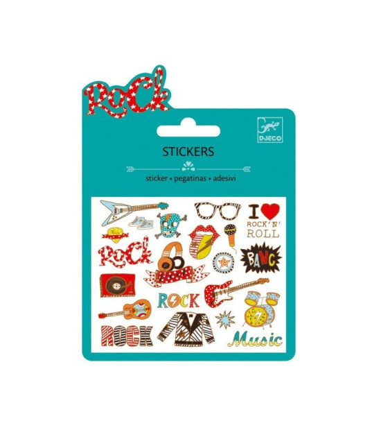 Djeco Mini Çıkartmalar // Pop And Rock Sticker