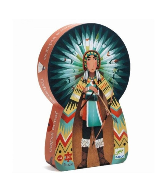 Djeco Puzzle // Kızılderili (36 Parça)