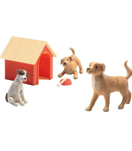 Djeco Mini Hayvan Figür // Dogs