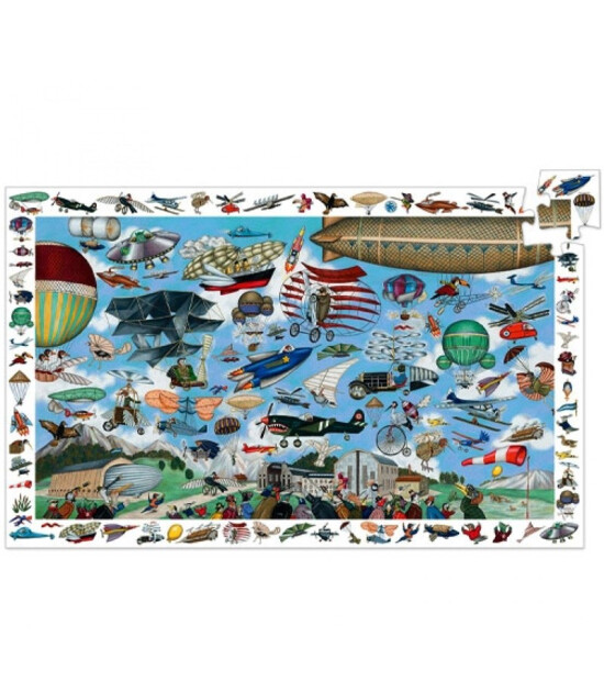 Djeco Observation Puzzle // Aero Club (200 Parça)