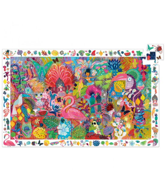 Djeco Observation Puzzle // Rio Carnival (200 Parça)