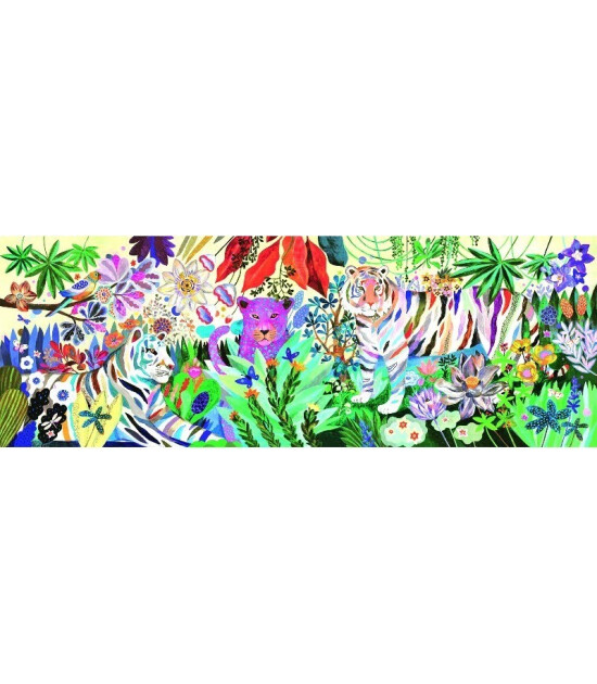 Djeco Puzzle Gallery // Rainbow Tigers (1000 Parça)