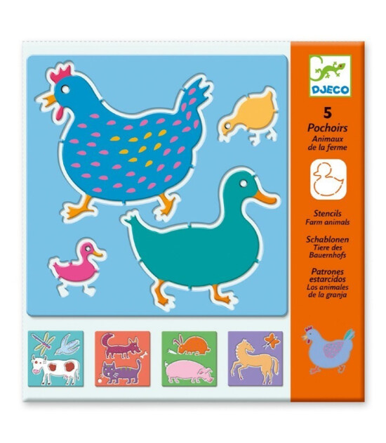 Djeco Resim Şablon // Farm Animals