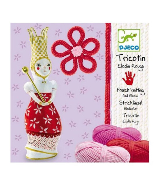 Djeco Örgü Seti // French Knitting Elodie (Kırmızı)
