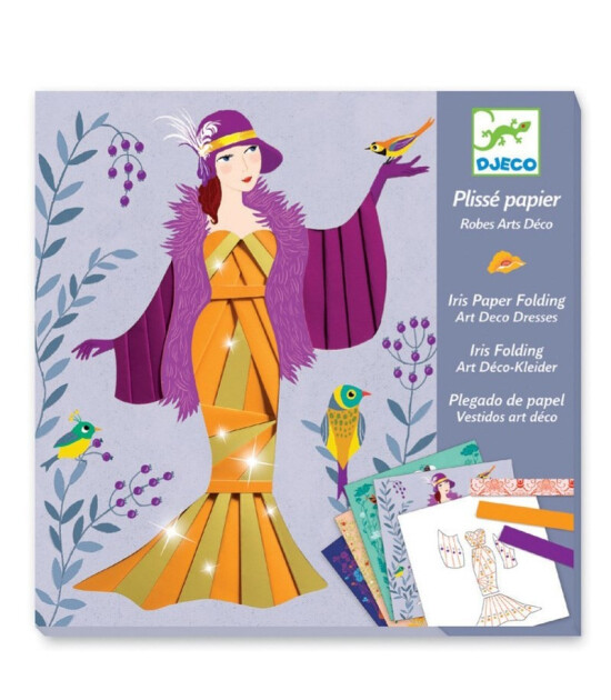 Djeco Iris paper folding - Art deco dresses-kb