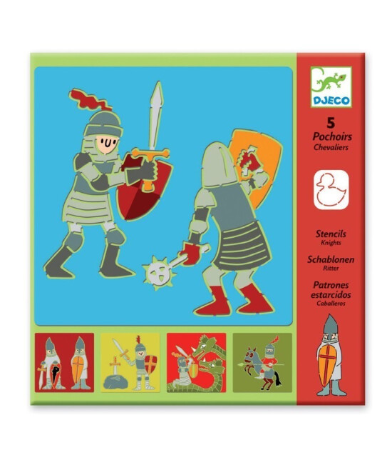 Djeco Resim Şablon // Knights