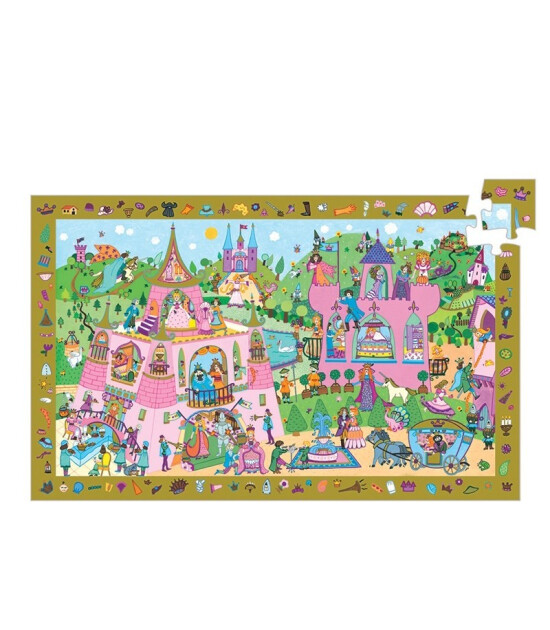 Djeco Observation Puzzle // Princess (54 Parça)