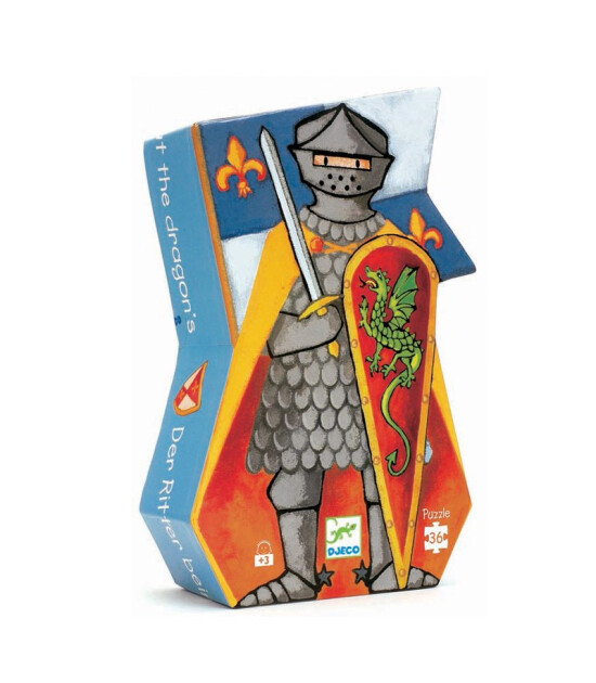 Djeco Puzzle // The Knight At The Dragon (36 Parça)