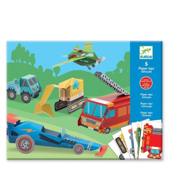 Djeco Kağıt Maket // Trucks