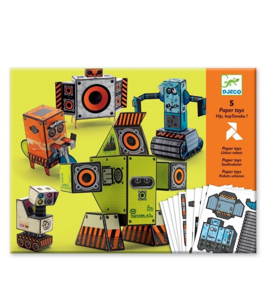 Djeco Kağıt Maket // Urban Robots