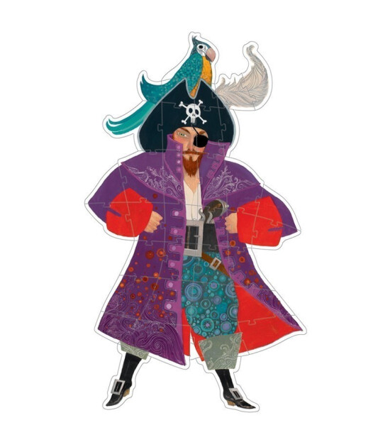 Djeco Dev Puzzle // Elliott The Pirate (36 Parça)