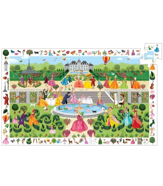 Djeco Observation Puzzle // Garden Party (100 Parça)